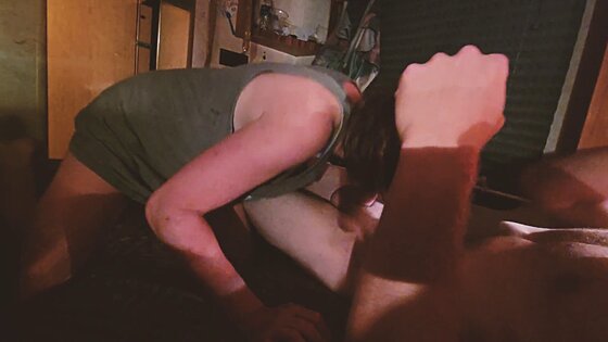 blowjob amateur milf threesome