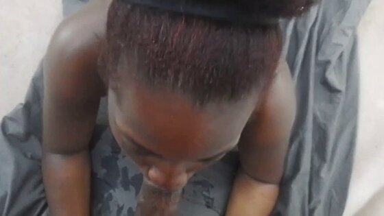 spit blowjob ebony