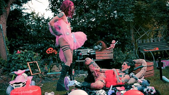 bouncing on dildo british gangbang party girls