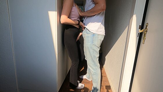 dirty caught sex kitchen
