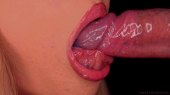 cum in condom blowjob