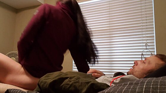 face sitting dry sex hump