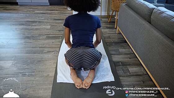 after workout ebony fitness sex