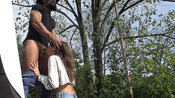 fingering lili d nude in public