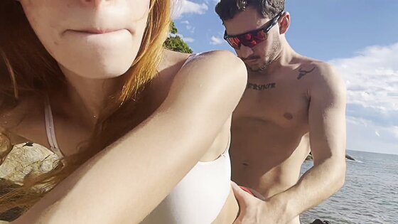 beach unbelievably hot lovers sex on the beach